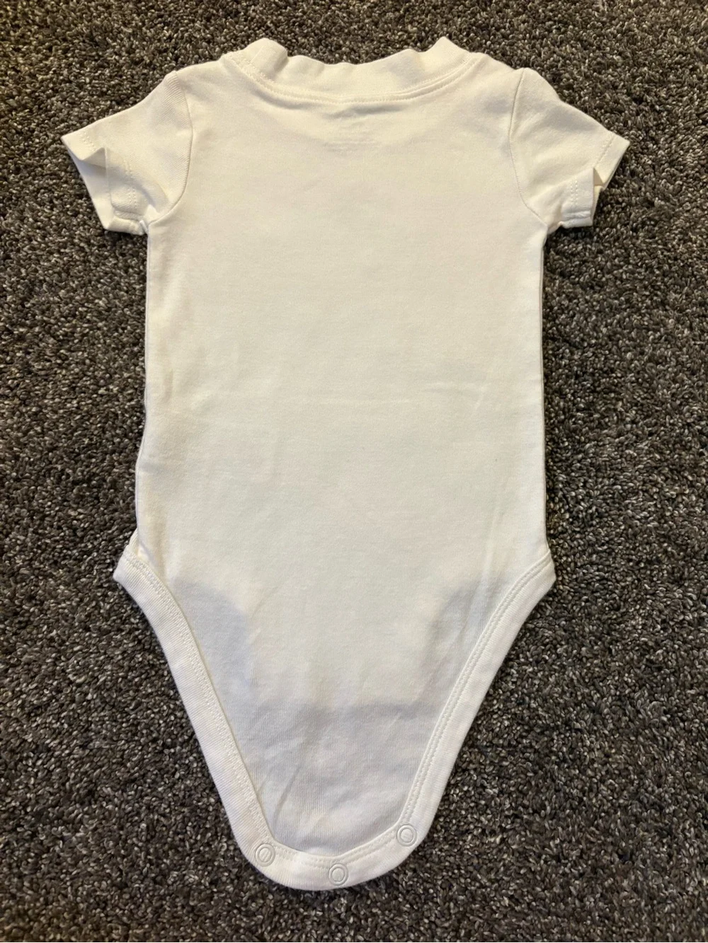 Carter's Gray Crocodile Print Henley Tee & White Bodysuit